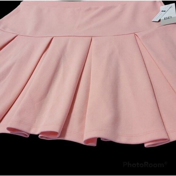 BP. Pleated Tennis Mini Skirt XSMALL Pink Pudding - Picture 9 of 11